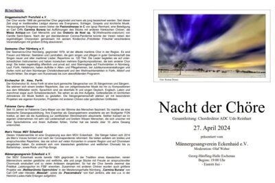 Vorschaubild: 01 Teilnehmende Chöre