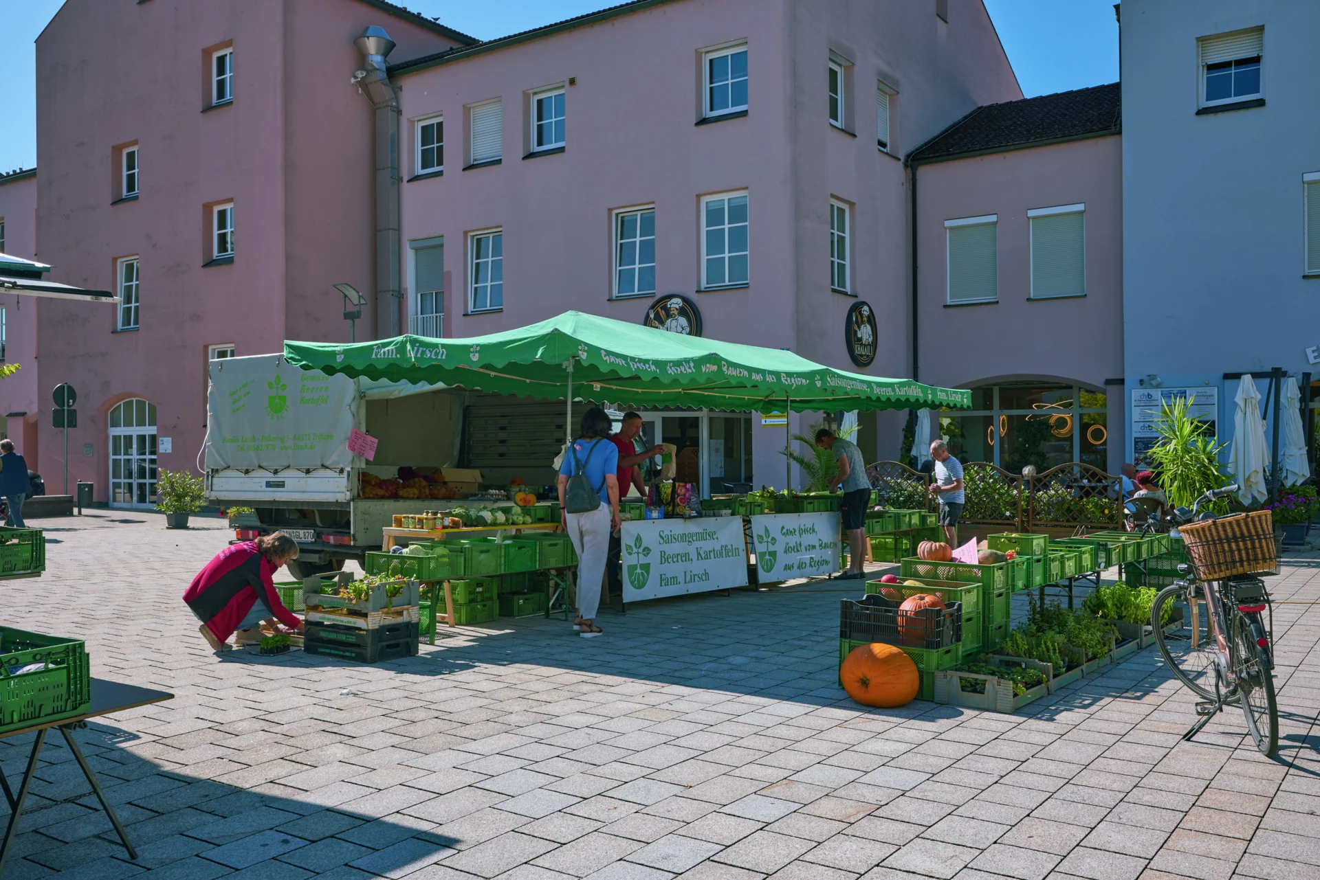 Bild: Wochenmarkt, Simbach a. Inn