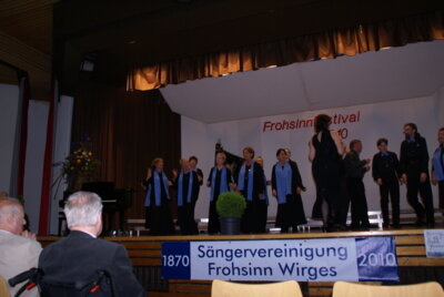 Vorschaubild: Beim Chorwettbewerb 2010 in Wirges