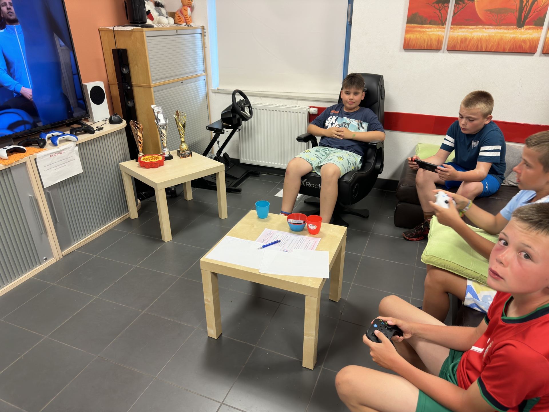 Bild : es geht los