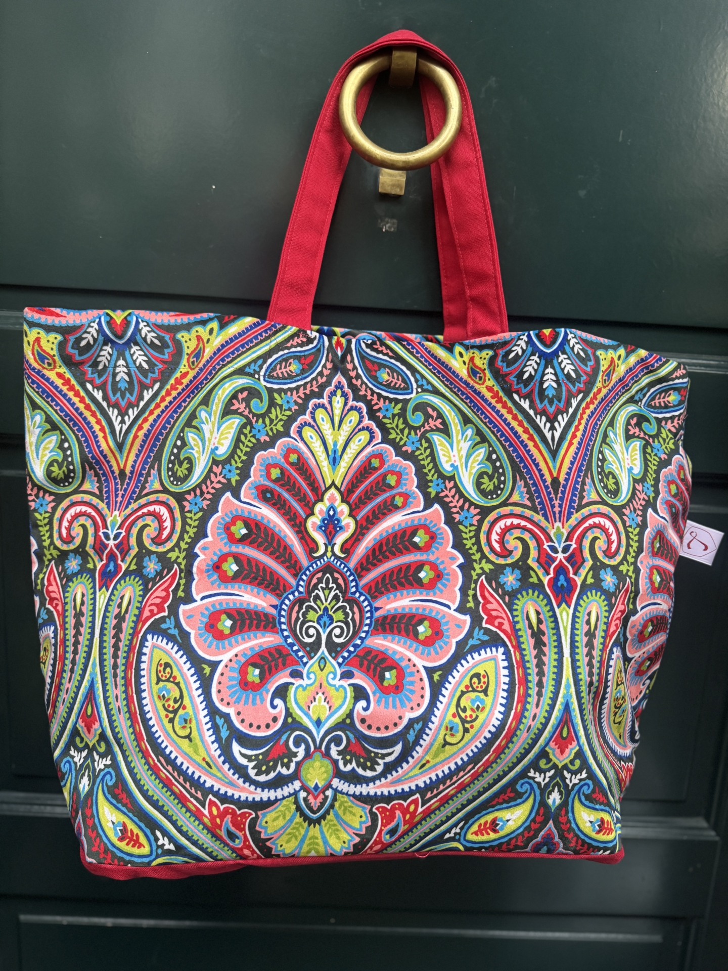 Paisley bunt rot M 