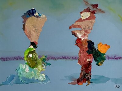 Vorschaubild: Geburtstagsständchen 30x24cm Mixed Media auf Karton