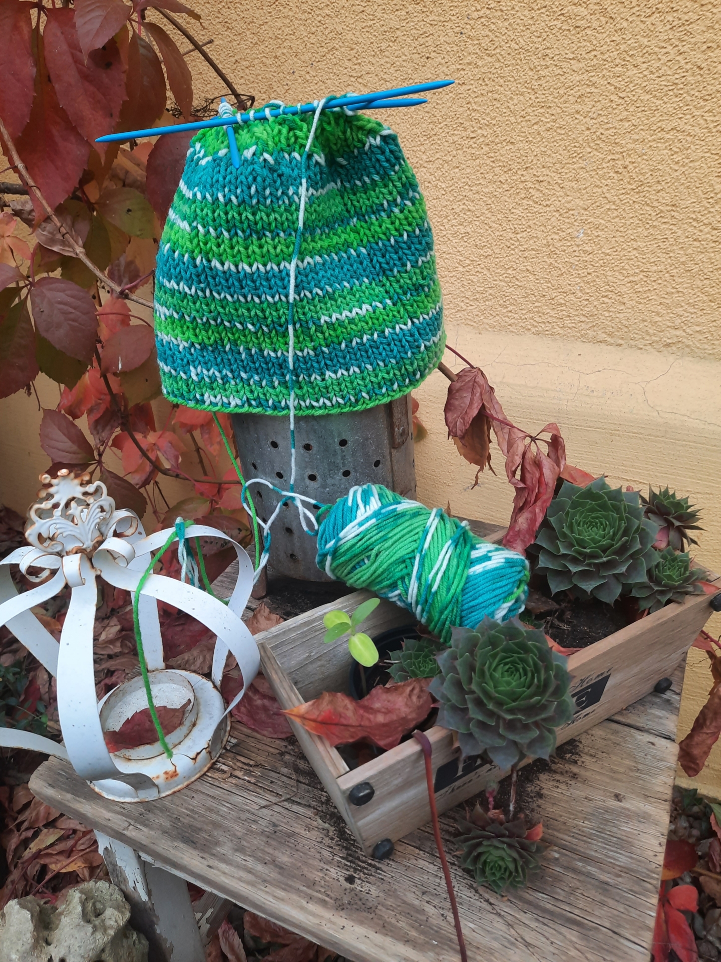 Zur Galerie: Mirjas Strickaktion