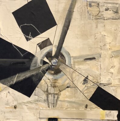 Vorschaubild: Der Flug der Phönix, 30x30cm Mixed Media auf Holz