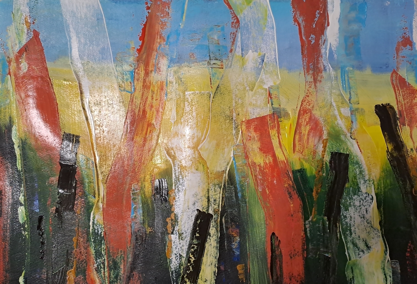 Bild: Spring II, 50x40cm Acryl auf Papier