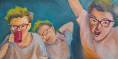 Vorschaubild: Alltags, 100x50cm Acryl auf Leinwand