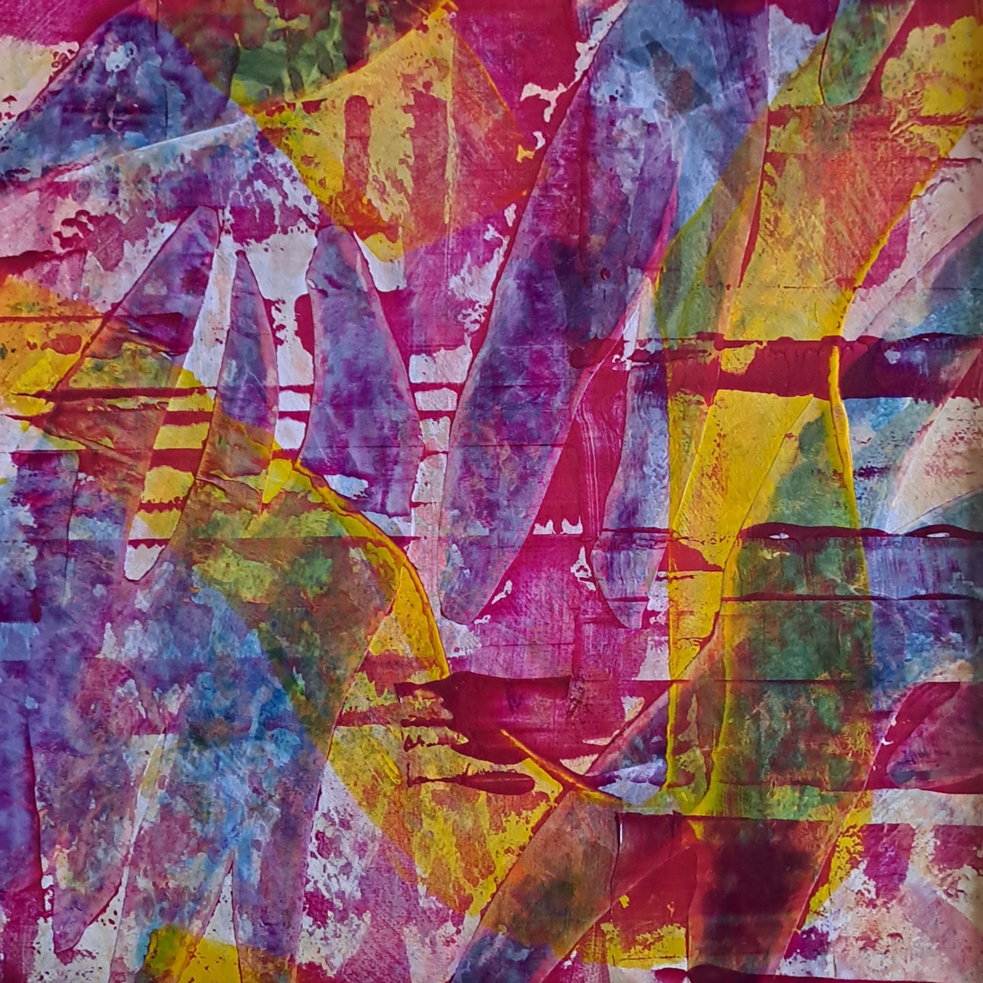 Bild: Bildstörung II, Mixed Media, 30x30 cm