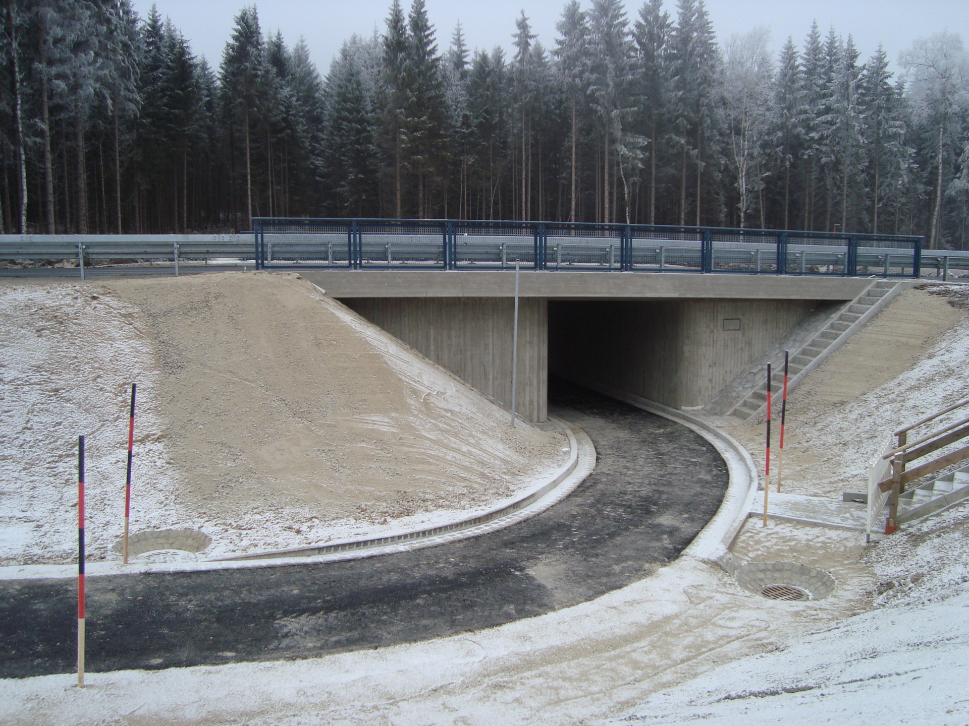 Bild : Bauvorhaben Radweg mit Brücke in Tröstau Silberhaus | 2016 | Bausumme ca. 1.260.000 €