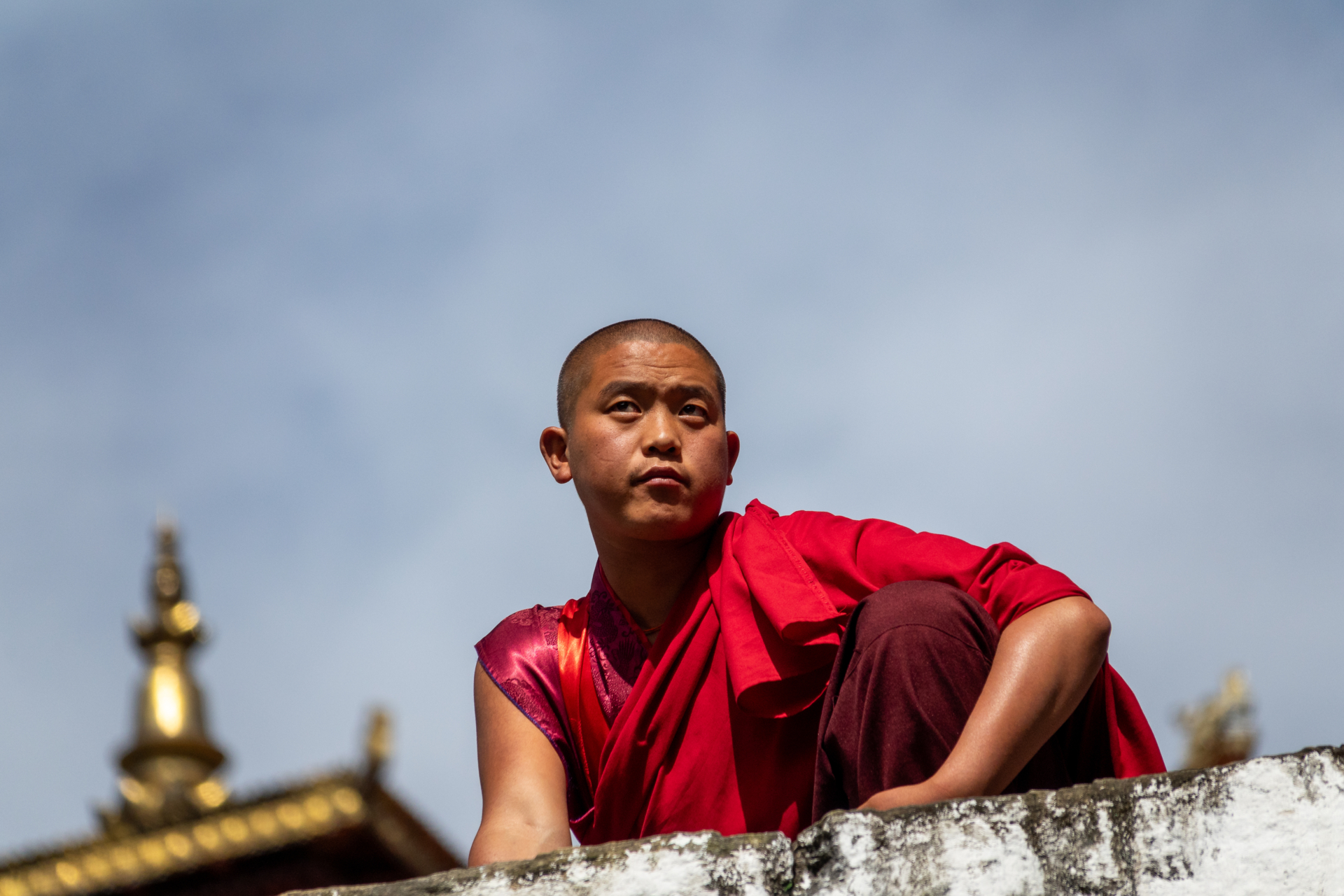 Buddhistischer M&ouml;nch  (Bild vergr&ouml;&szlig;ern)