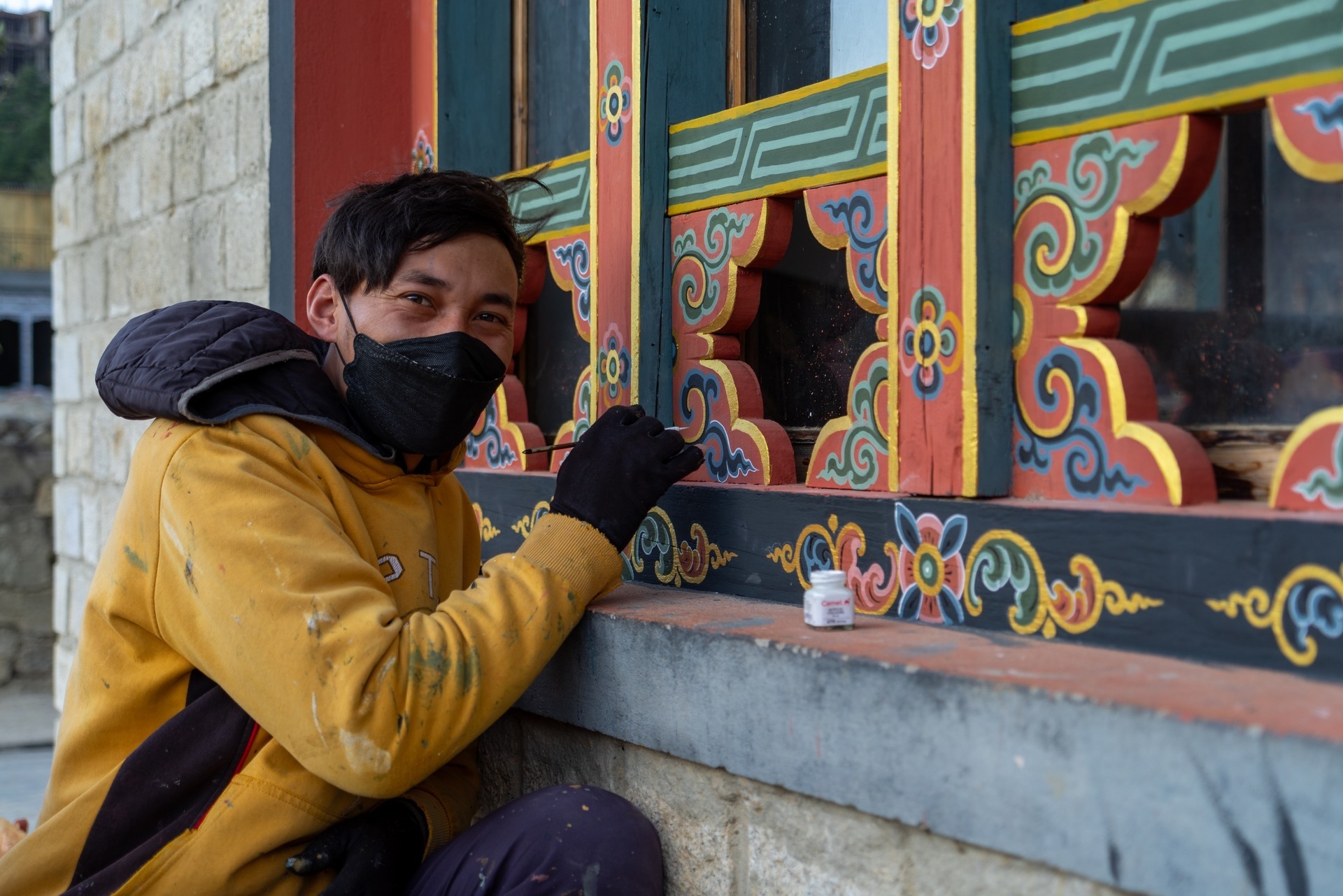 Menschen in Bhutan  (Bild vergr&ouml;&szlig;ern)