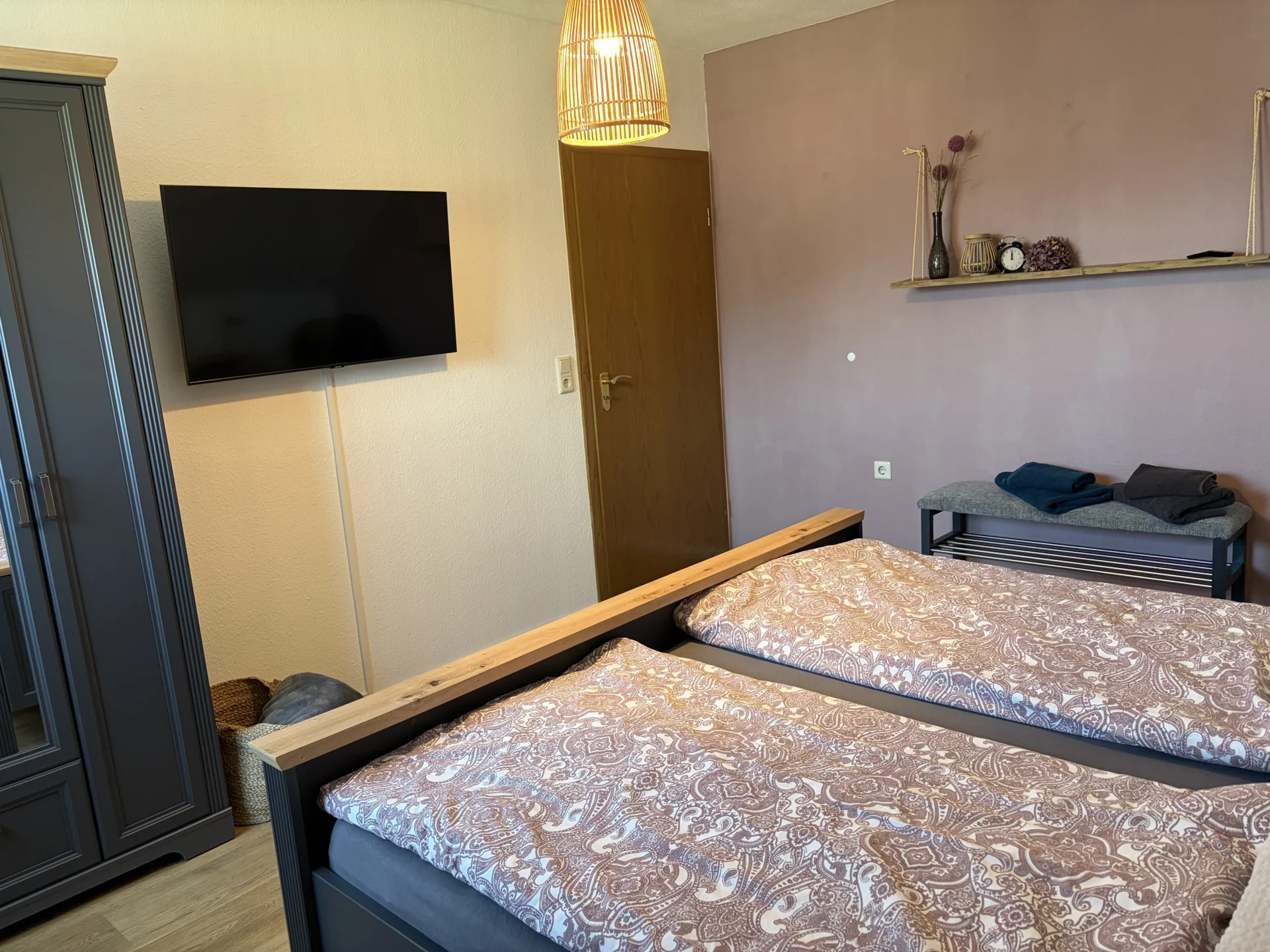 Bild: Schlafzimmer mit Doppelbett