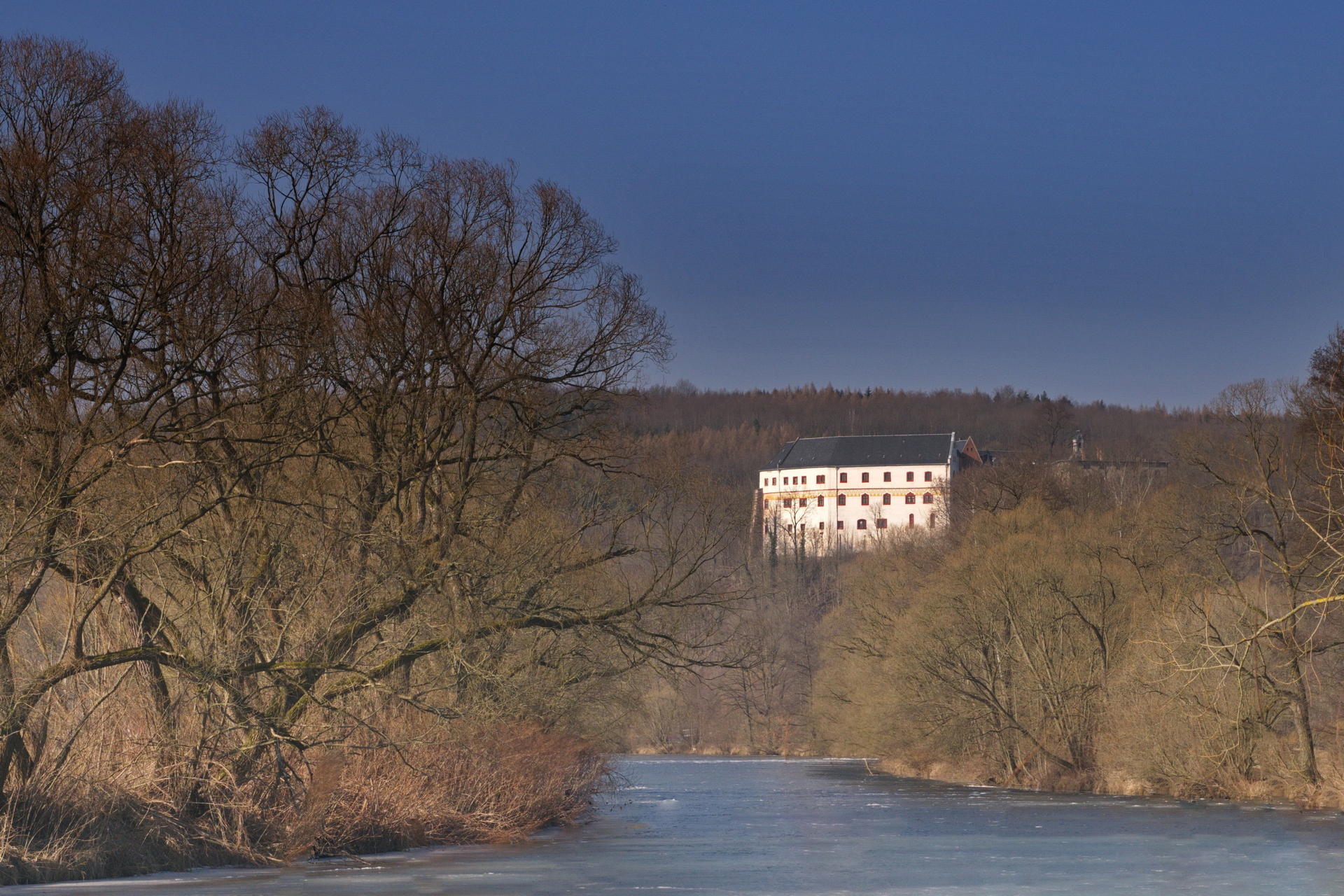 Zschopau bei Sachsenburg  (Bild vergr&ouml;&szlig;ern)