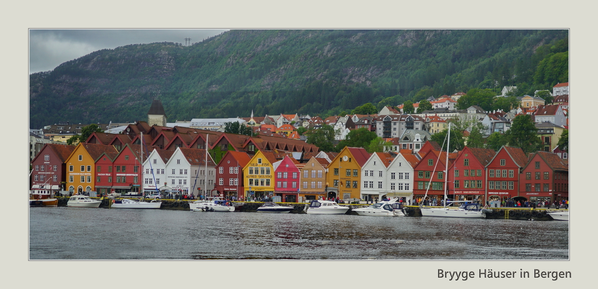 Bergen Brygge H&auml;user  (Bild vergr&ouml;&szlig;ern)