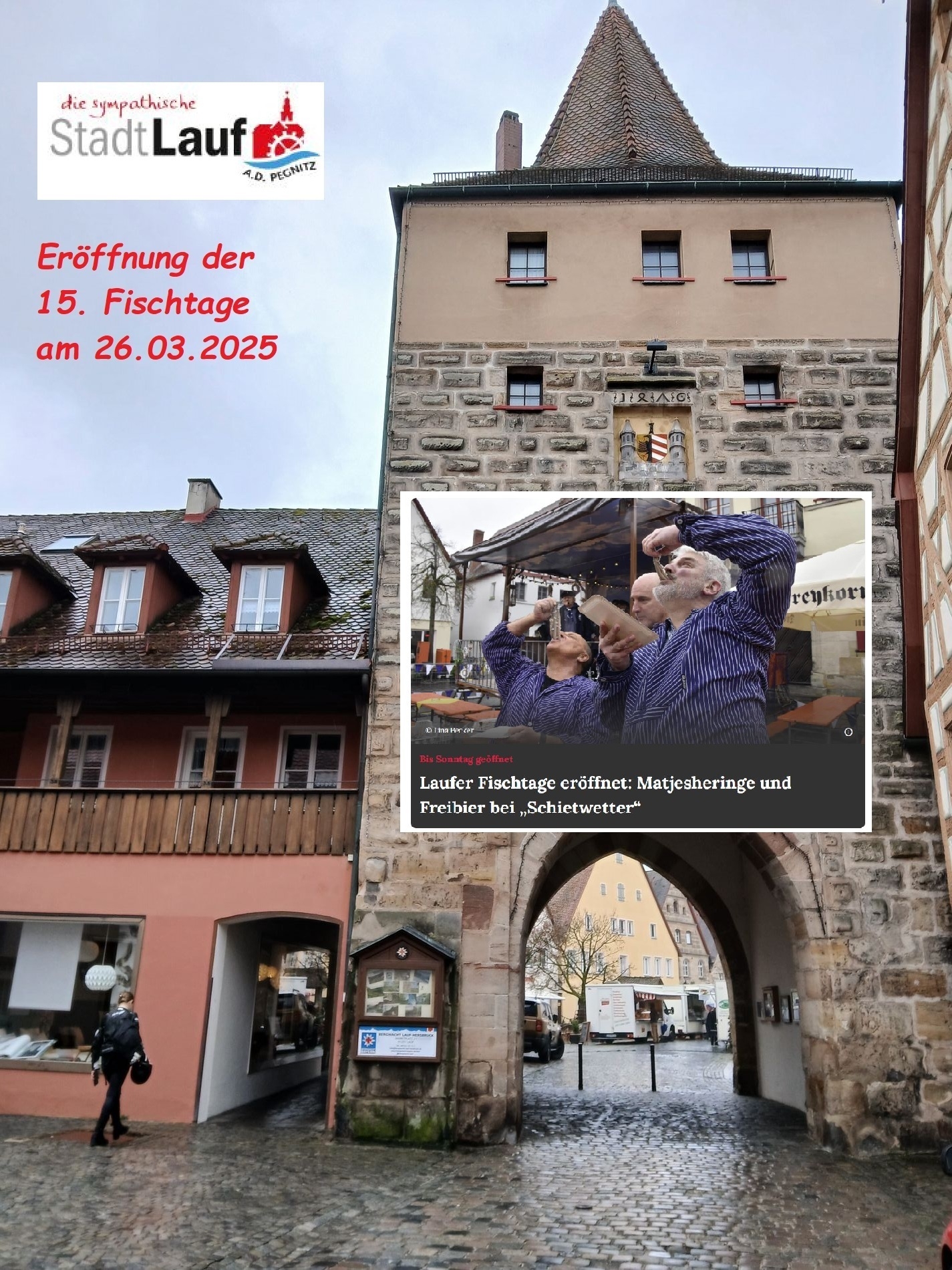 Bild: Auch die Zeitung meinte: Schietwetter!