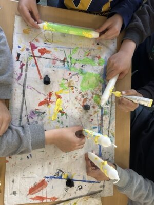 Vorschaubild: Kerzen gestalten in der 2b