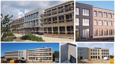 Foto: Neubau Bürogebäude in Bramsche - Rohbauarbeiten (Bild vergr&ouml;&szlig;ern)