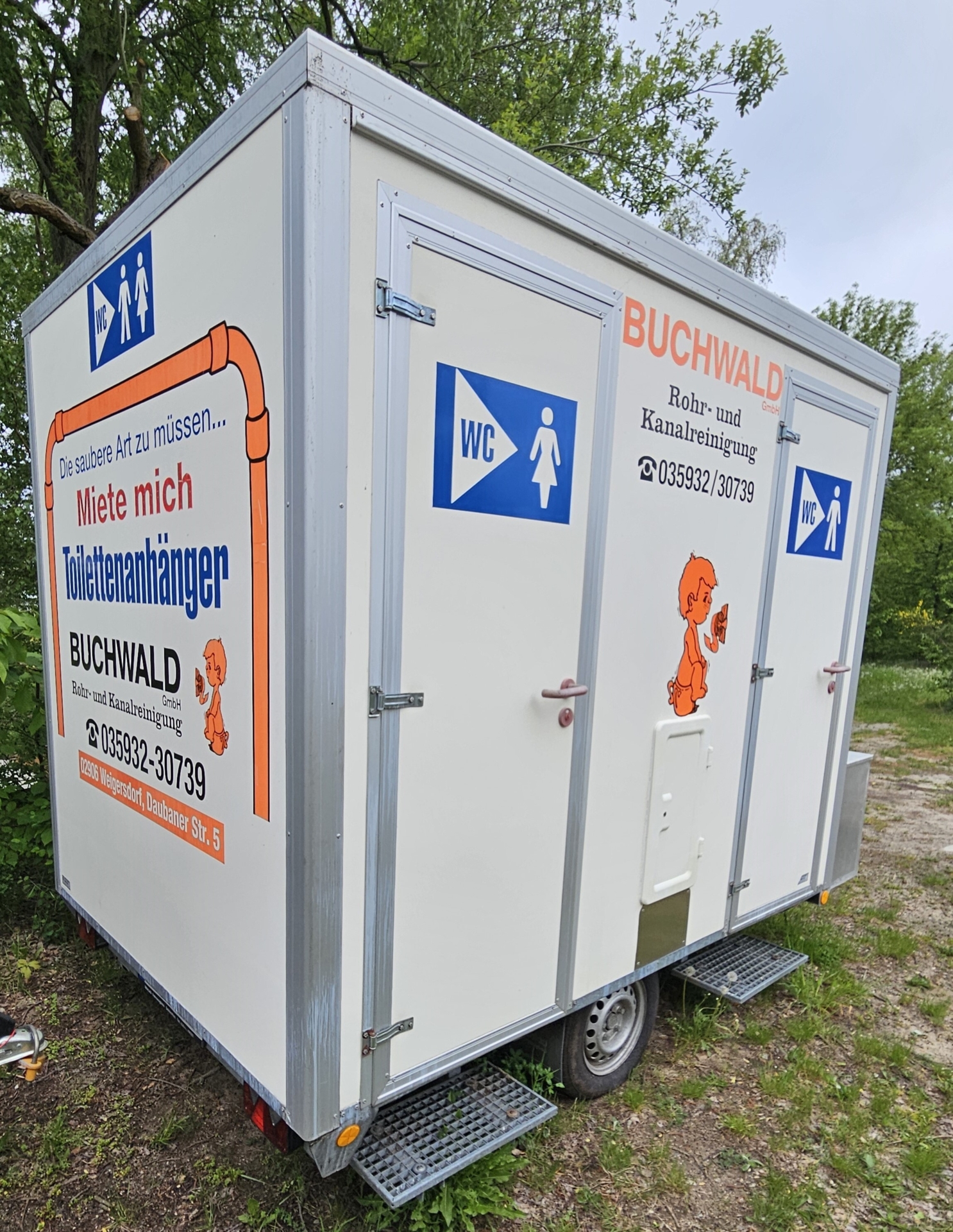Zur Galerie: Toilettenwagen 1+1 / klein (2)