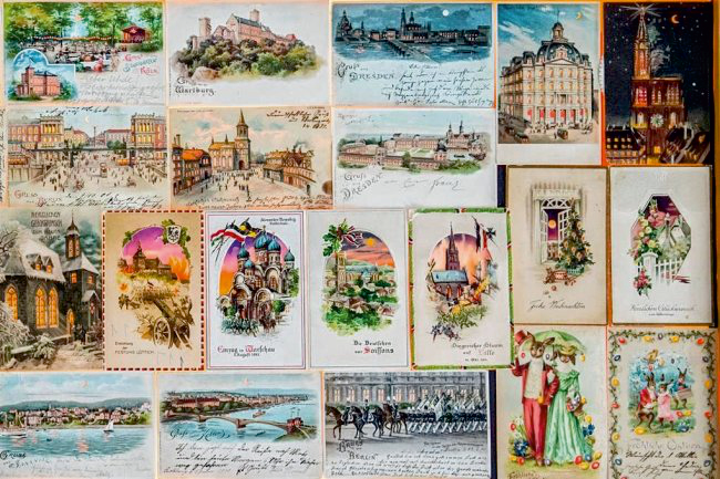 Foto der Galerie: Steffi Weibrecht Postkartenausstellung