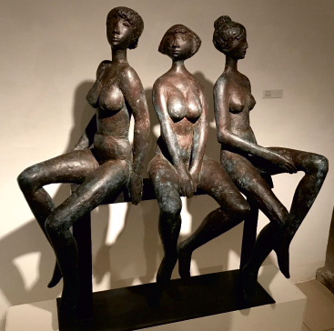 Die drei Grazien&ldquo;, Bronze  (Bild vergr&ouml;&szlig;ern)