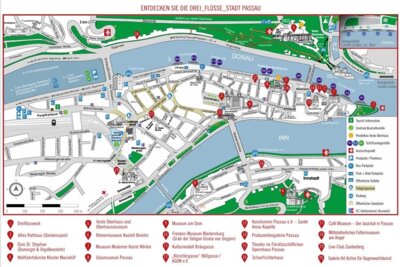 Vorschaubild: Dann lockte die Altstadt zum Verweilen in einem der zahlreichen Lokale und mit der Teilnahme an einer Stadtführung oder der Bootsfahrt um das Dreiflüsseeck