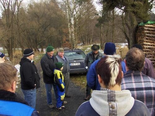 Bild: Waldbegang in der Gemarkung Gefell mit der Privatwaldförderung