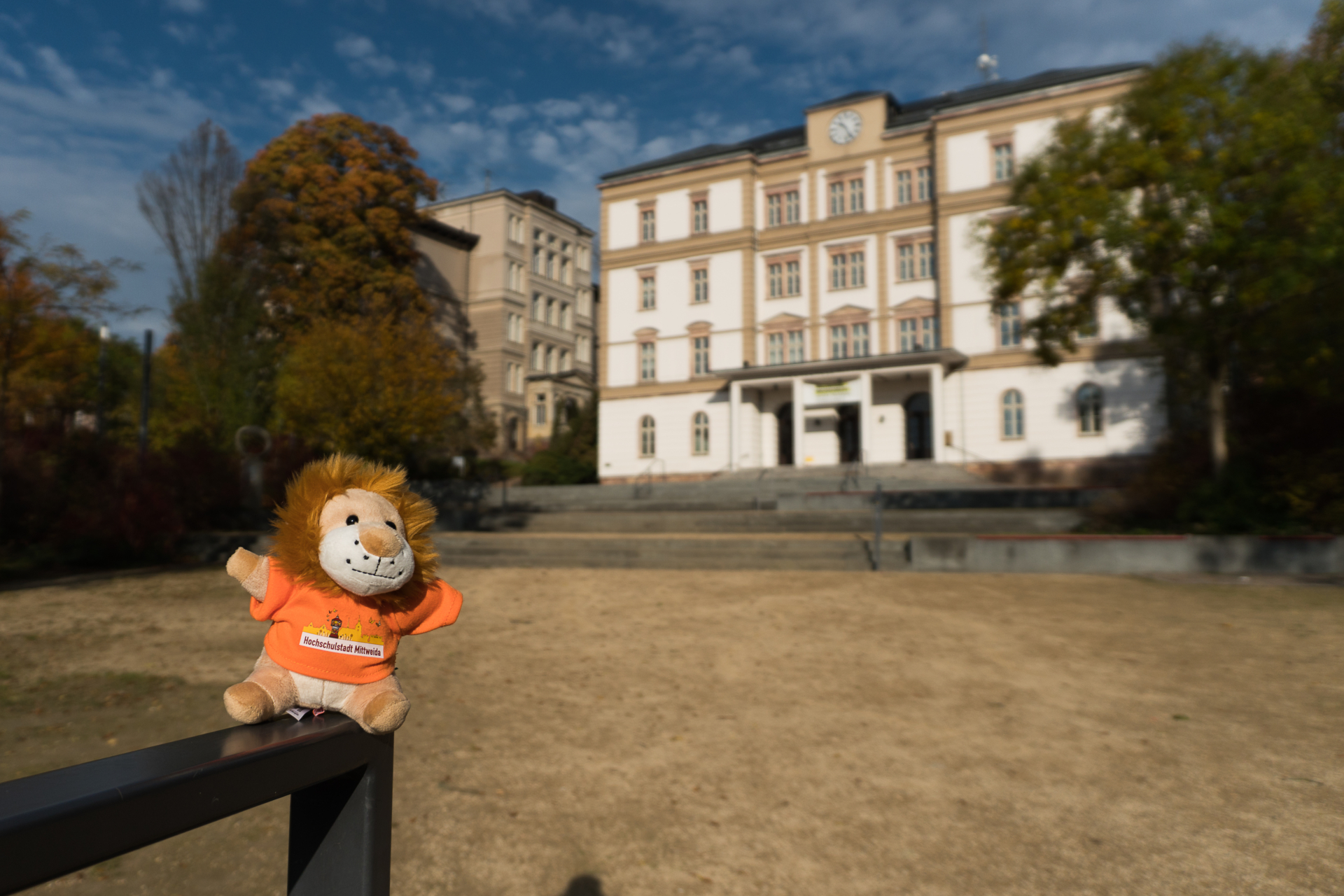 Luzia Tittel - MITTI vor der Hochschule  (Bild vergr&ouml;&szlig;ern)