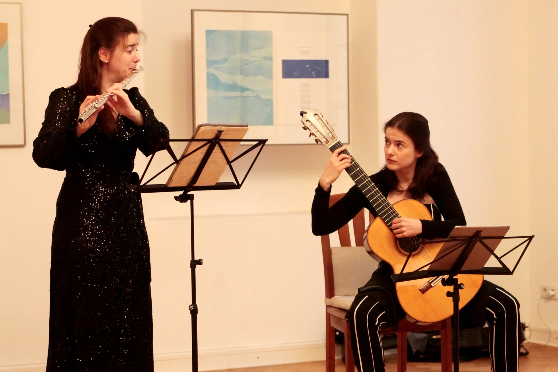&bdquo;In der N&auml;he - aus der Ferne&ldquo;, Konzert mit dem Baumbach-Duo, 2024  (Bild vergr&ouml;&szlig;ern)