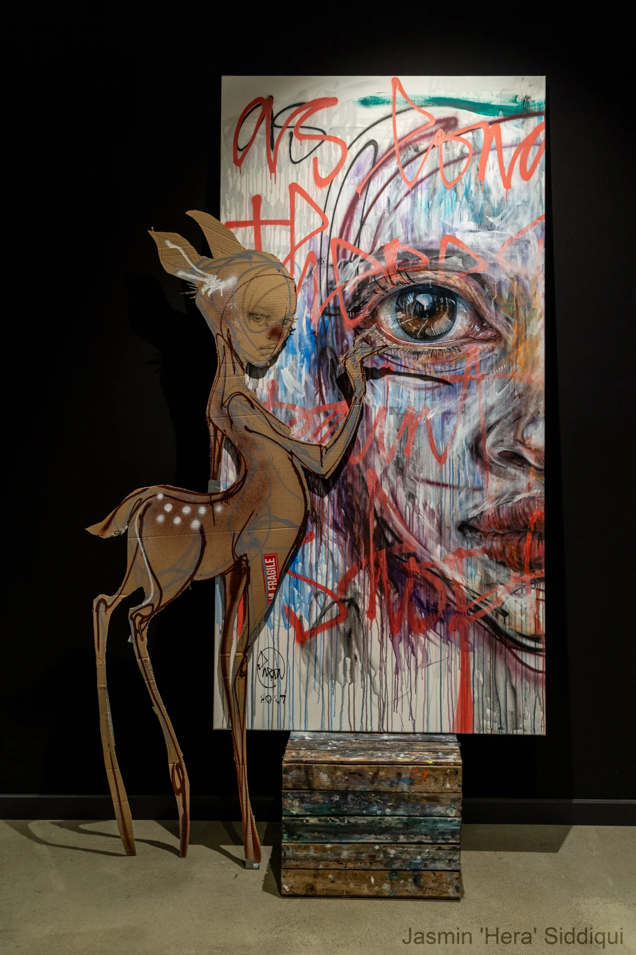 Peter Haider - Jasmin 'Hera' Siddiqui-Hallenkunst Chemnitz  (Bild vergr&ouml;&szlig;ern)
