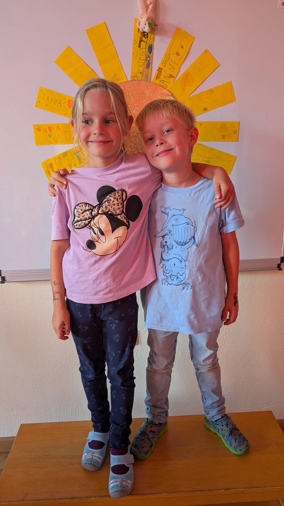 Unsere Klassensprecherin und unser Klassensprecher  (Bild vergr&ouml;&szlig;ern)