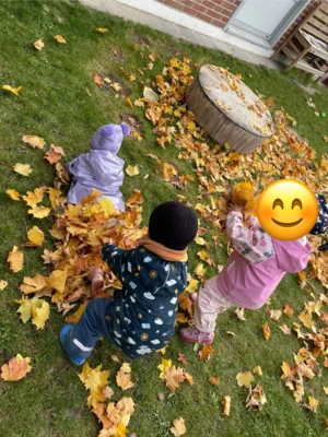 Vorschaubild: Wir verstecken uns im Laub