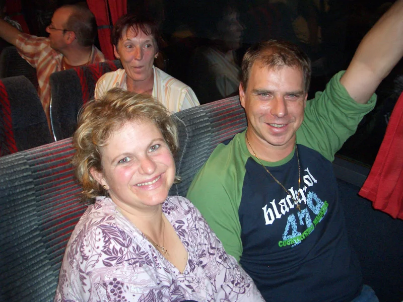 Bester Laune: Achim Carl und Frau Gabi  (Bild vergr&ouml;&szlig;ern)