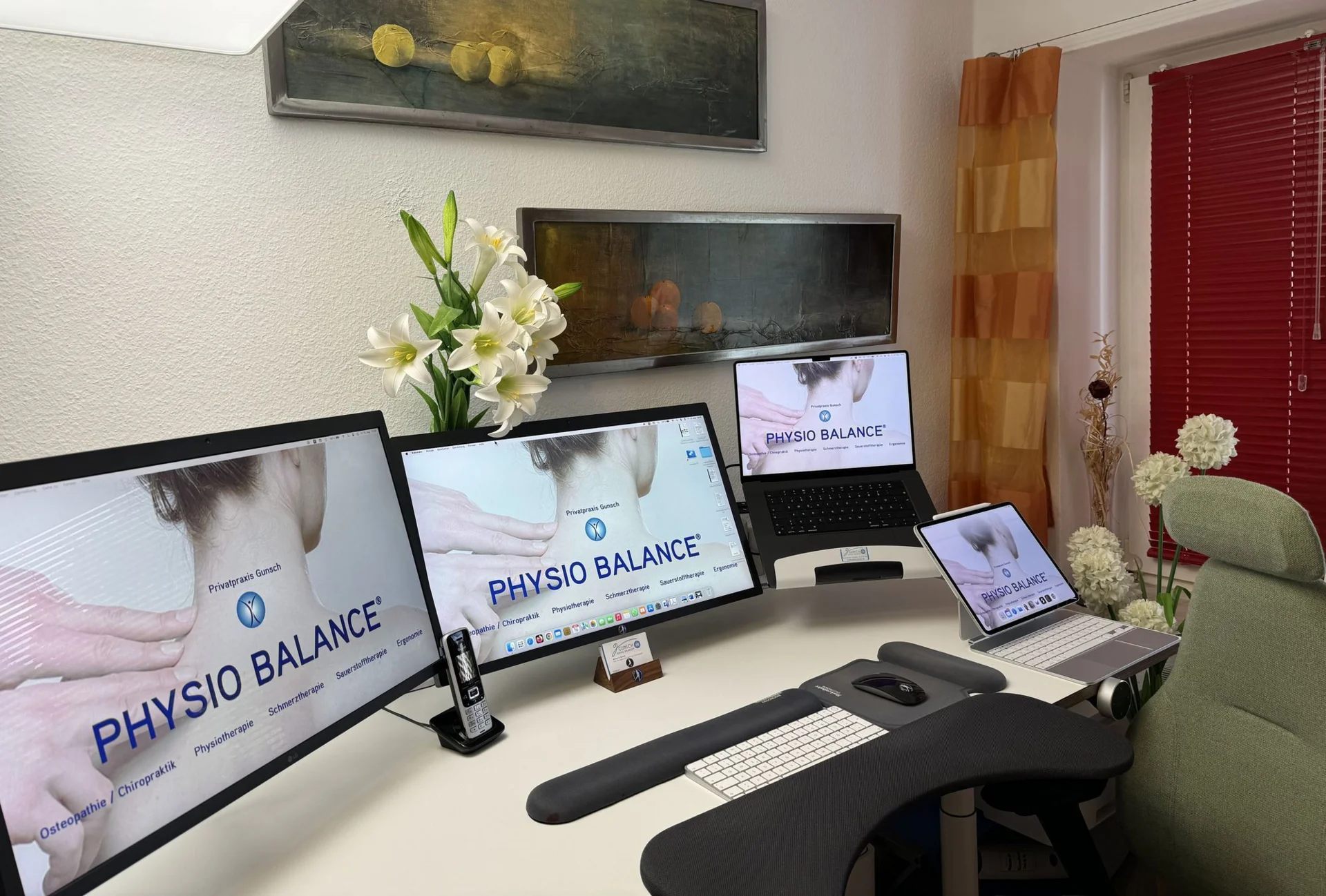 Bild: Ergonomie Gunsch Physio Balance® Privatpraxis Physiotherapie Osteopathie Chiropraktik Schmerztherapie Höhentraining Hypoxie Therapie IHT/IHHT Sport & Gesundheit Ergonomie & Arbeitssicherheit