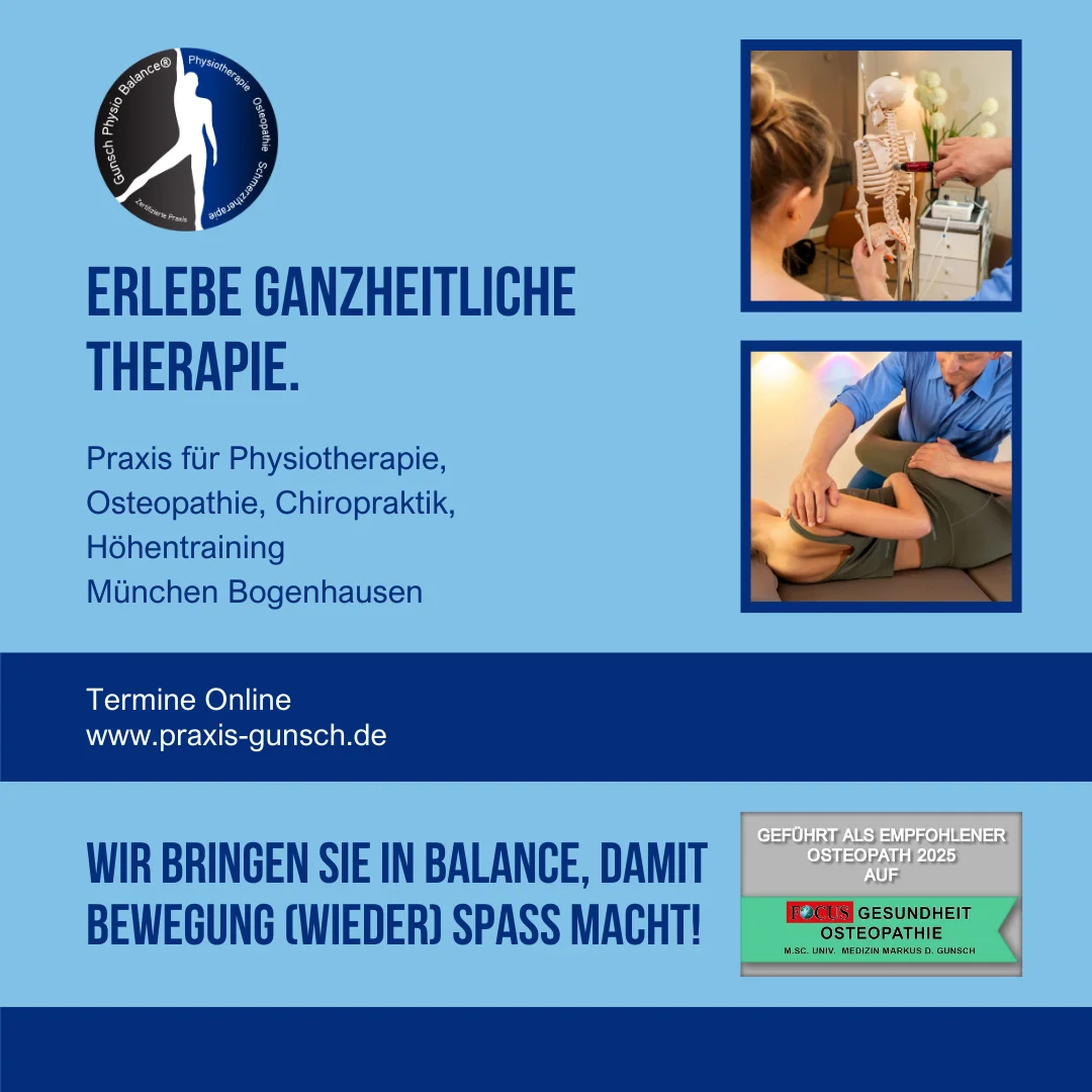 Bild: Erlebe Ganzheitliche Therapie Praxis Gunsch physiotherapie, Osteopathie, Chiropraktik