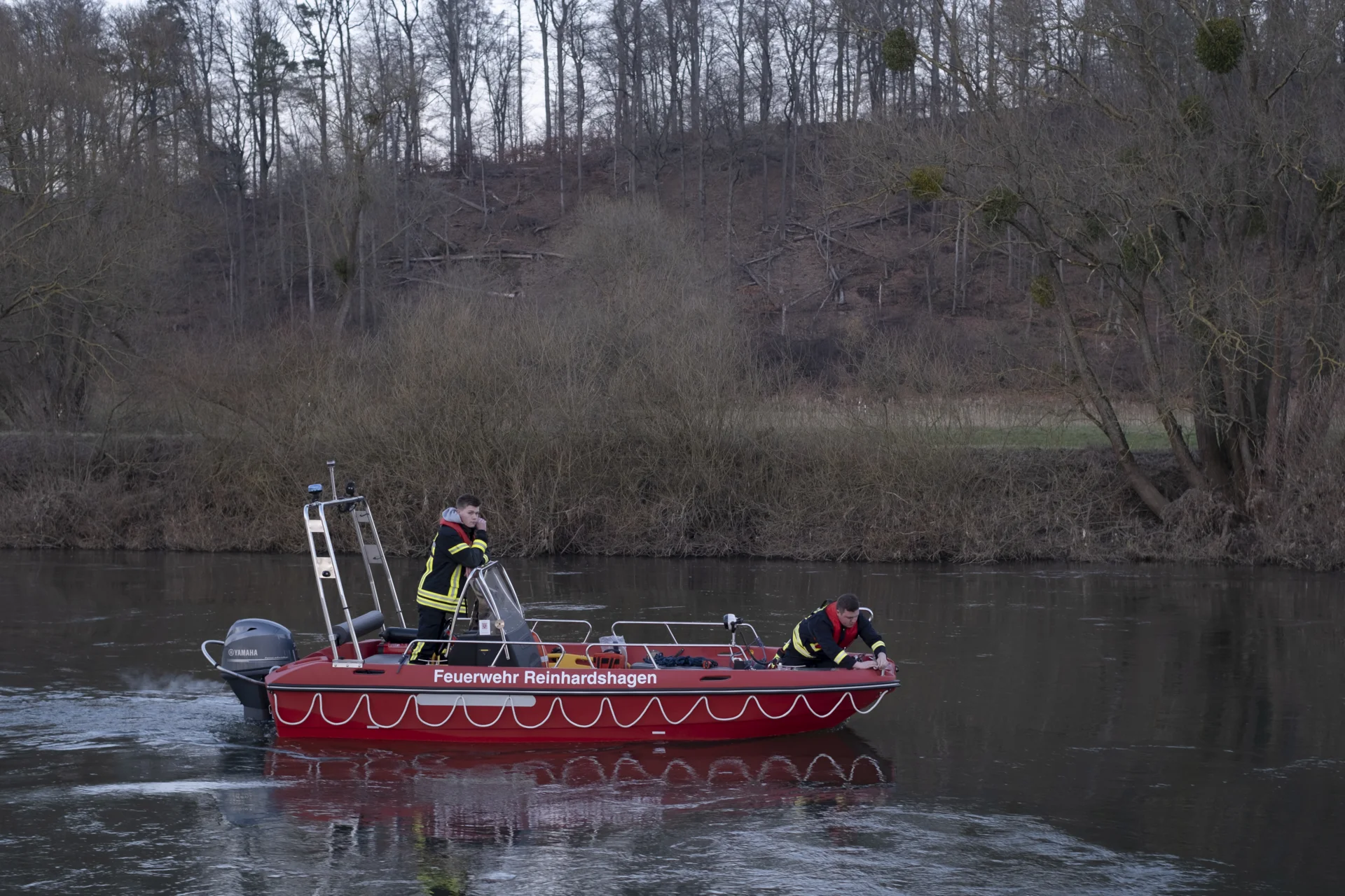 Zur Galerie: Rettungsboot 2 auf Trailer (Funkrufname Florian Reinhardshagen 1-78)