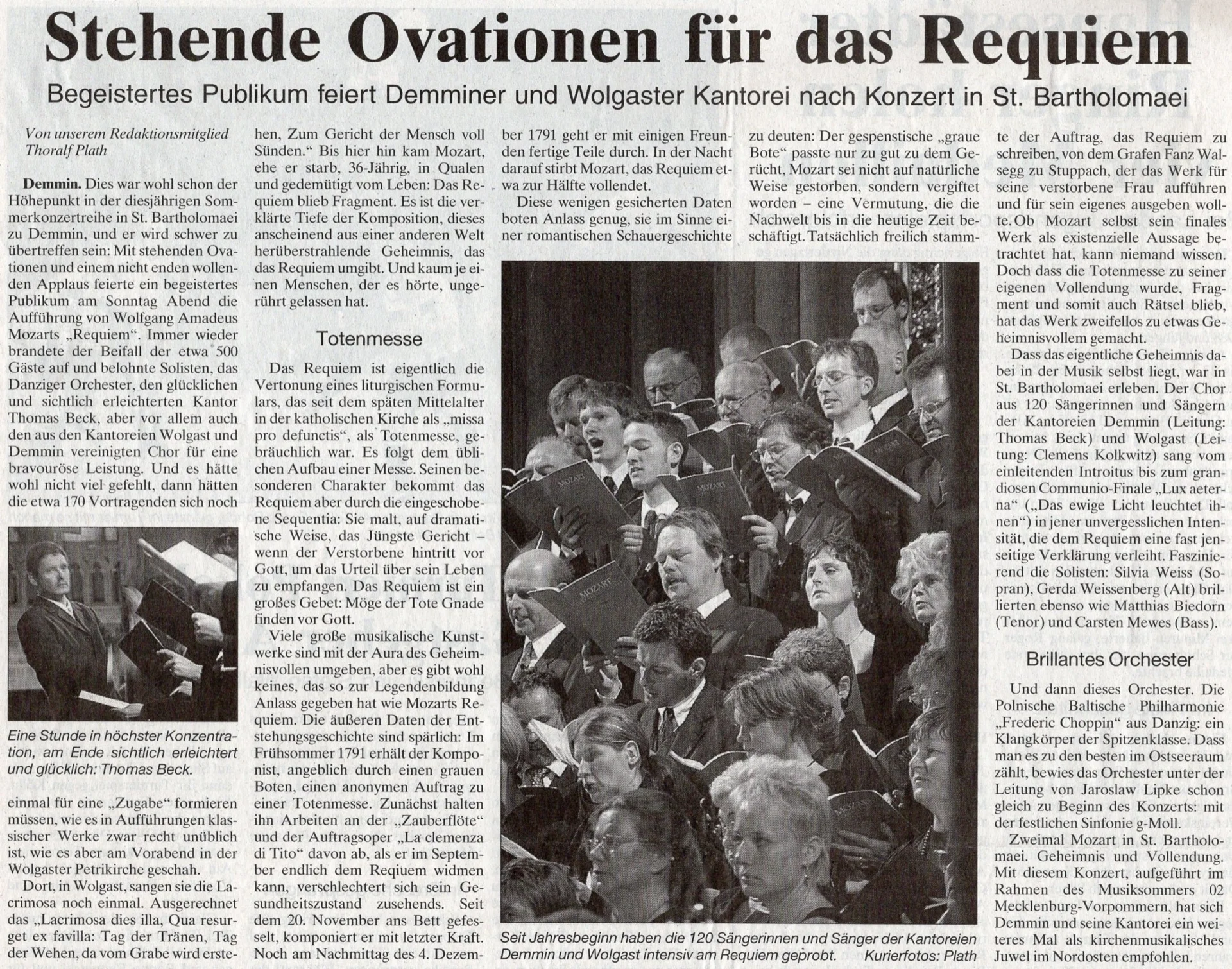 Foto der Galerie: 30 Jahre Kantorei Demmin