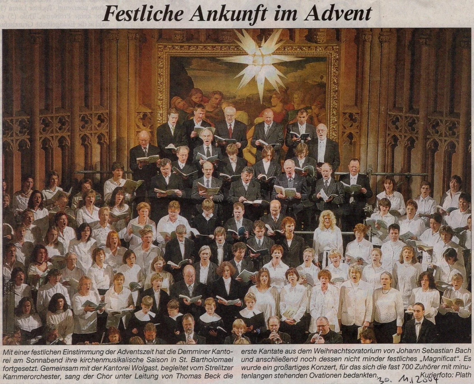 Foto der Galerie: 30 Jahre Kantorei Demmin