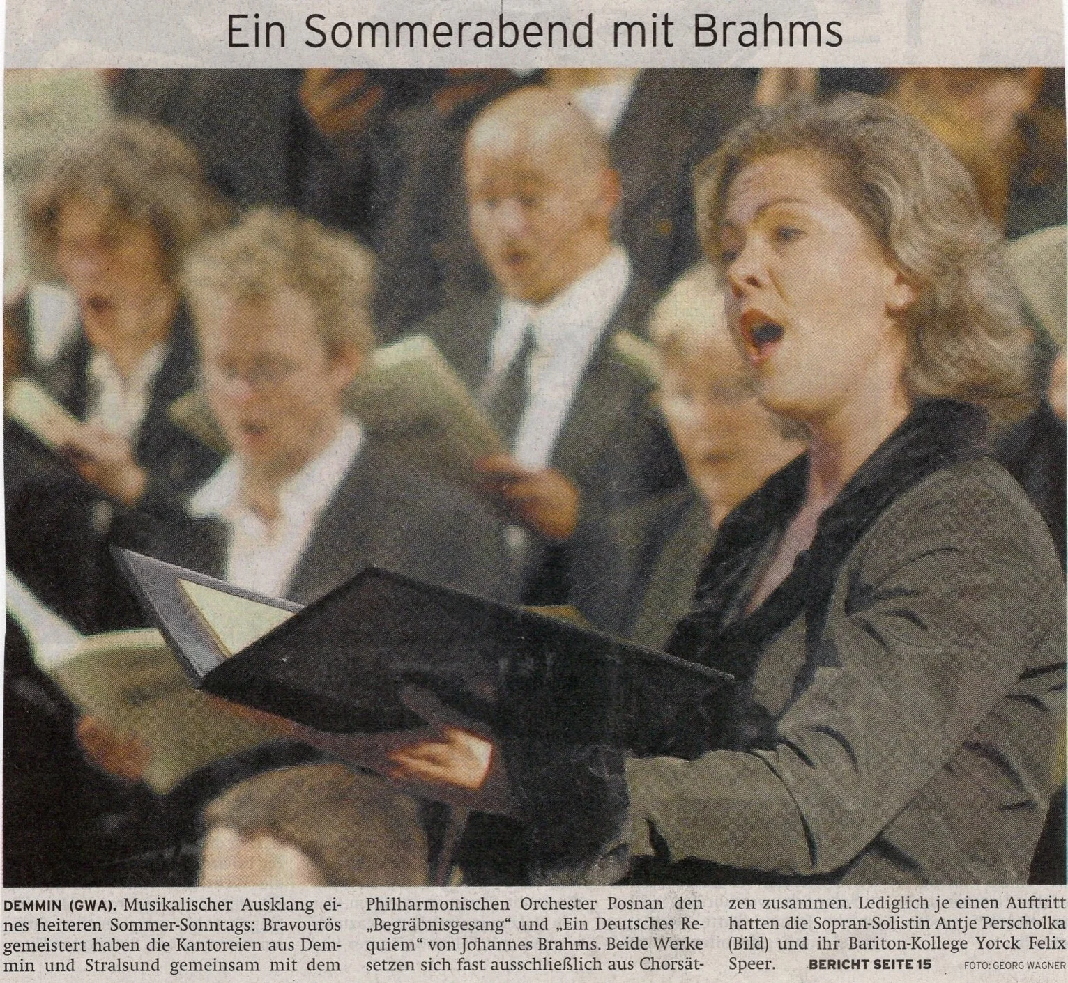 Foto der Galerie: 30 Jahre Kantorei Demmin