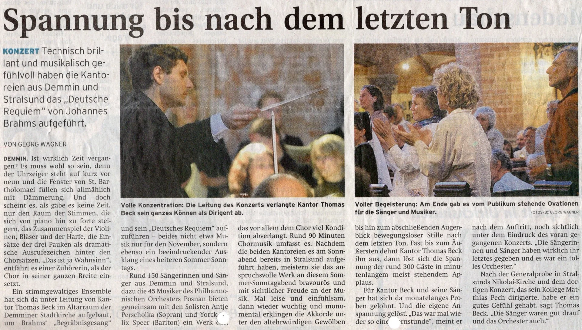 Foto der Galerie: 30 Jahre Kantorei Demmin