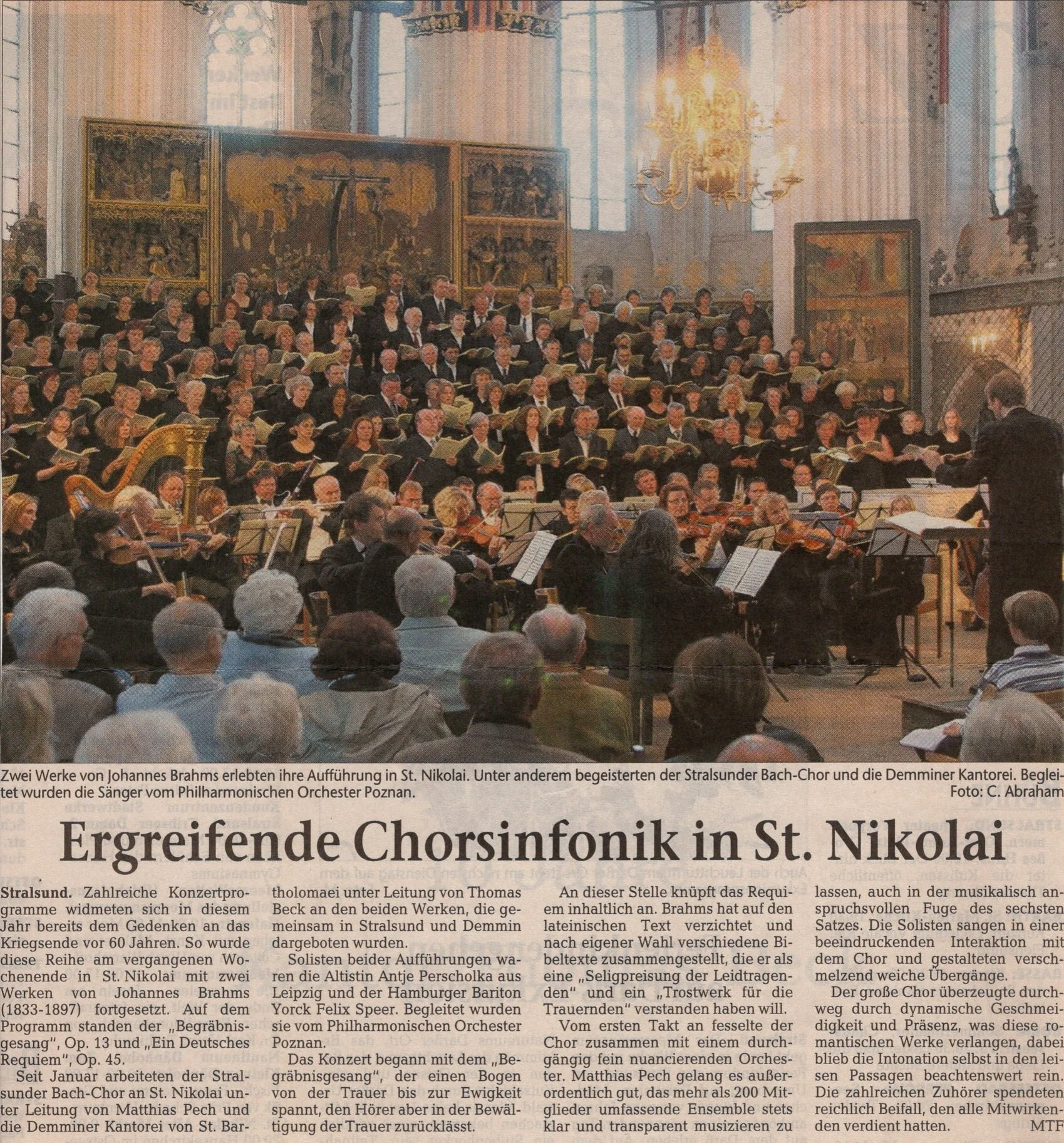 Foto der Galerie: 30 Jahre Kantorei Demmin