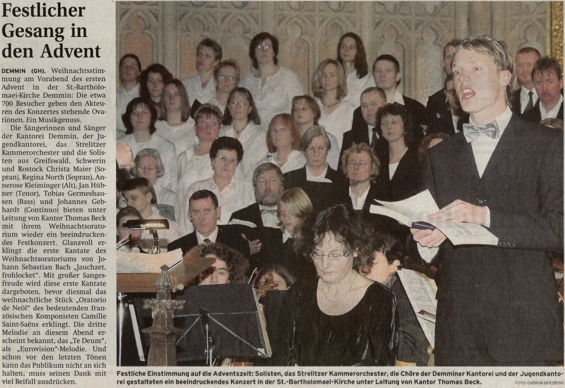 Foto der Galerie: 30 Jahre Kantorei Demmin