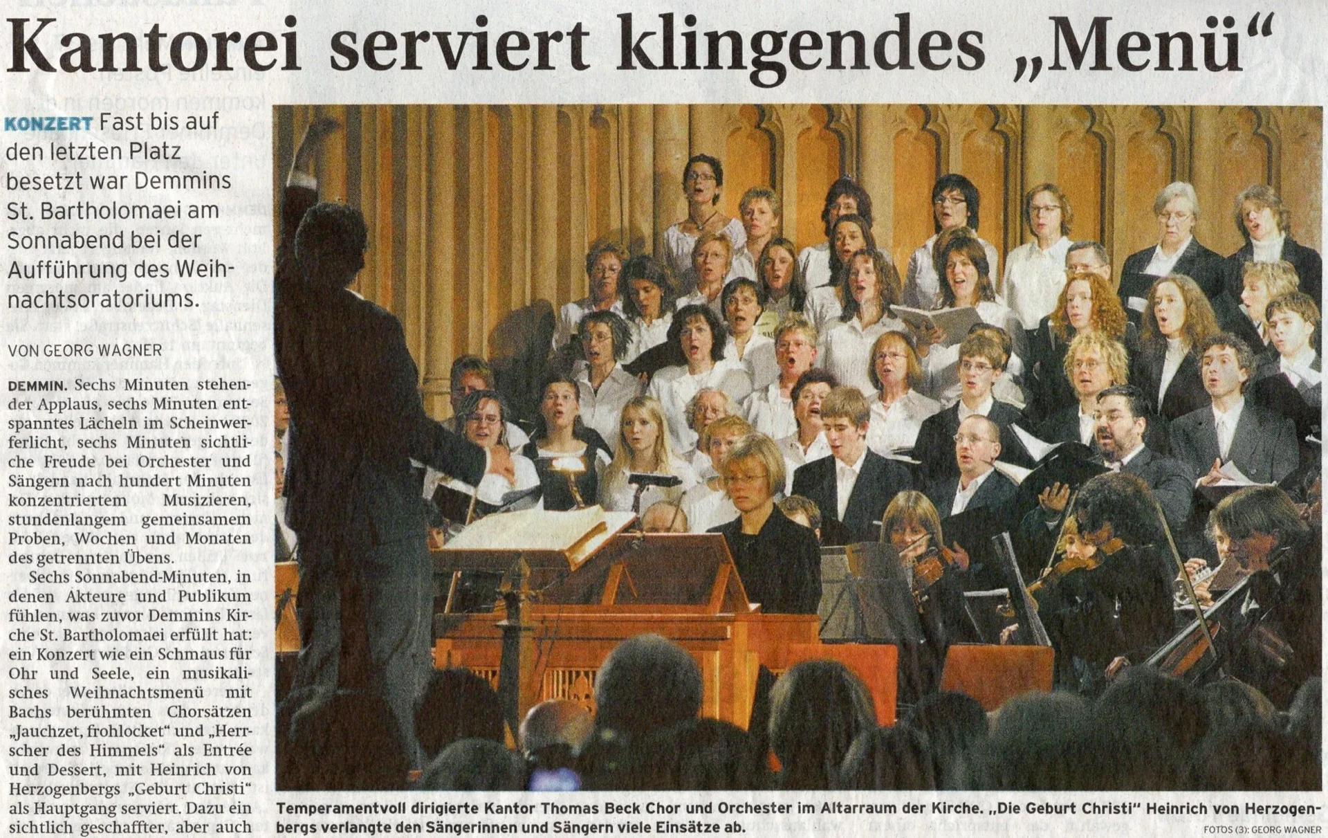 Foto der Galerie: 30 Jahre Kantorei Demmin