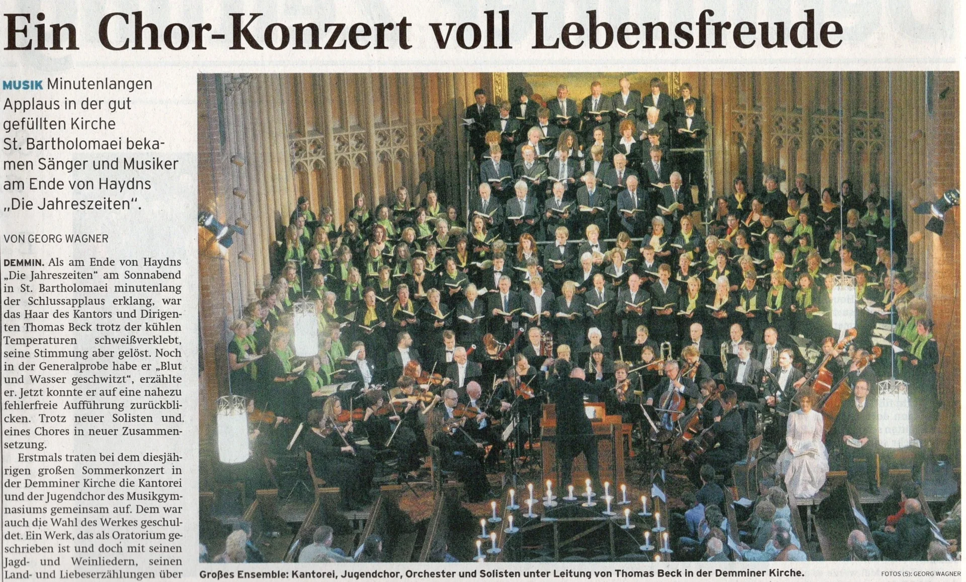 Foto der Galerie: 30 Jahre Kantorei Demmin