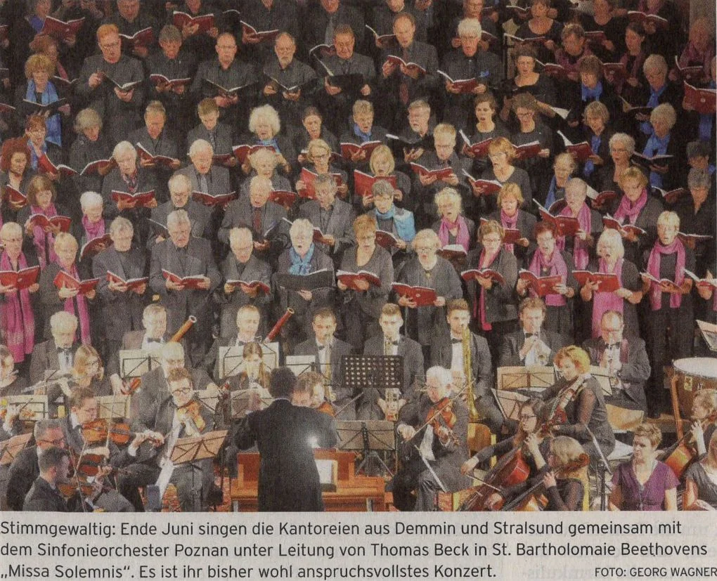 Foto der Galerie: 30 Jahre Kantorei Demmin