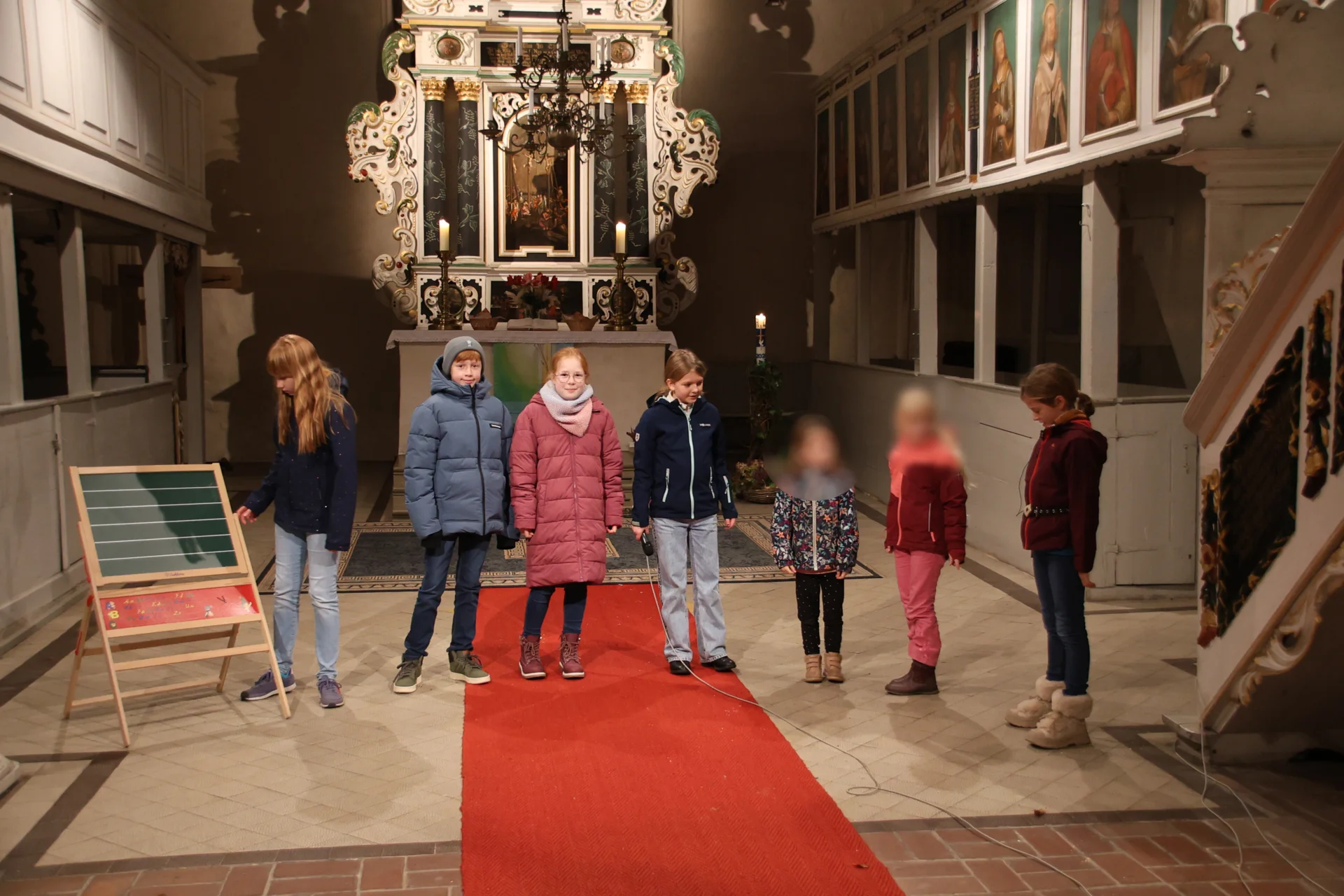Martinsspiel in Kremmen, Foto: M. Dill  (Bild vergr&ouml;&szlig;ern)