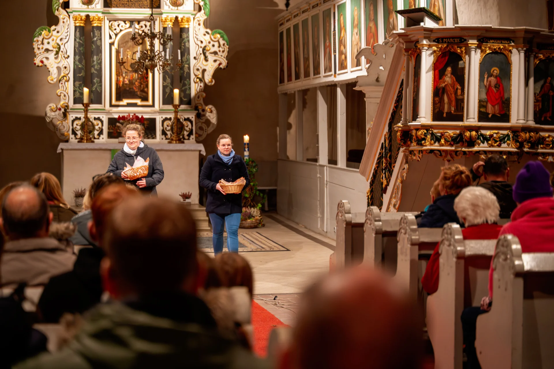 Martinsspiel in Kremmen, Foto: Stefan Determann  (Bild vergr&ouml;&szlig;ern)