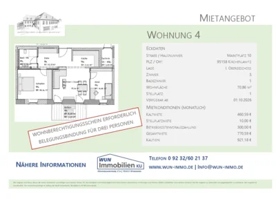 Vorschaubild: Aktuelles Mietangebot