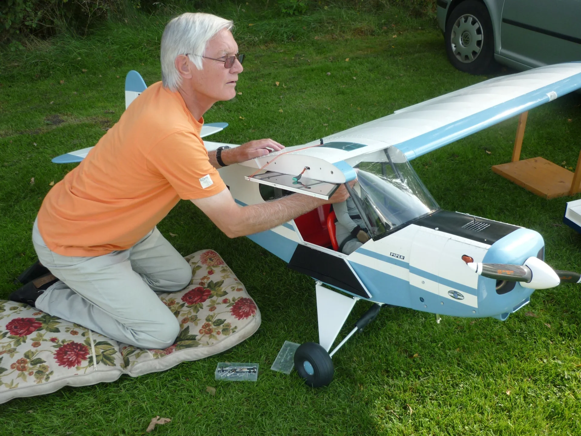 Foto der Galerie: Jungfernflug einer Piper PA-18 (Heinz Depel +)