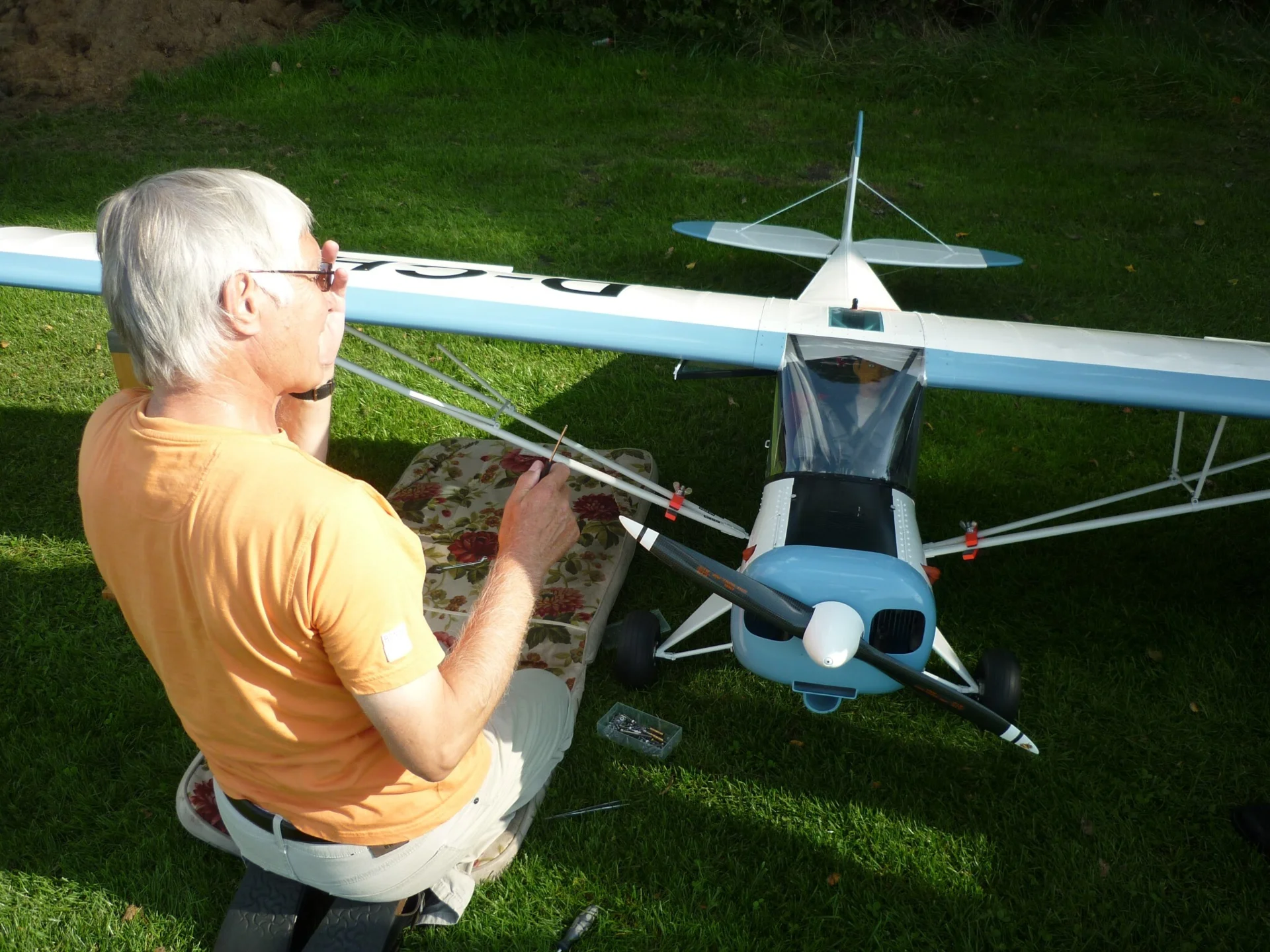 Foto der Galerie: Jungfernflug einer Piper PA-18 (Heinz Depel +)