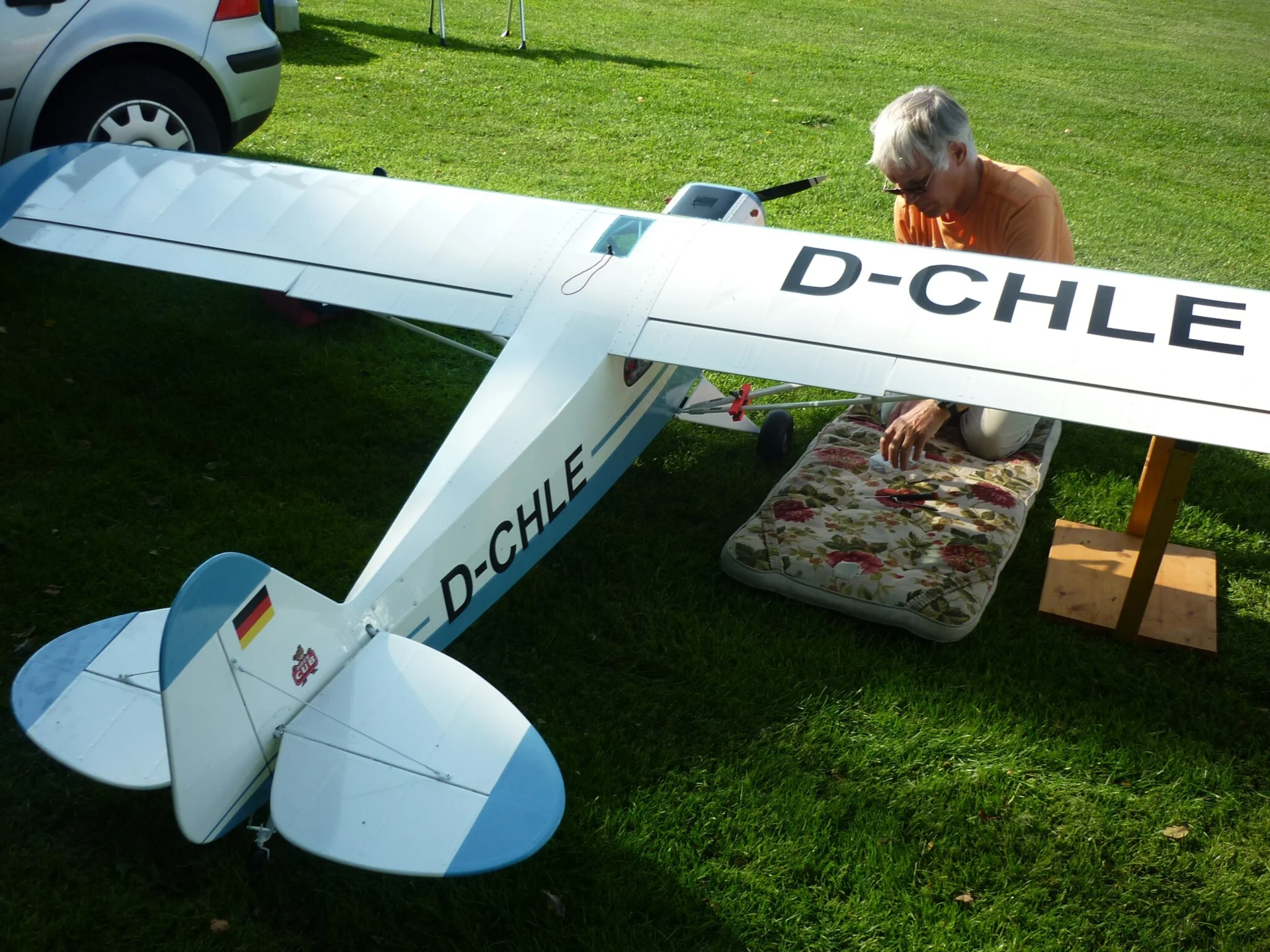 Foto der Galerie: Jungfernflug einer Piper PA-18 (Heinz Depel +)