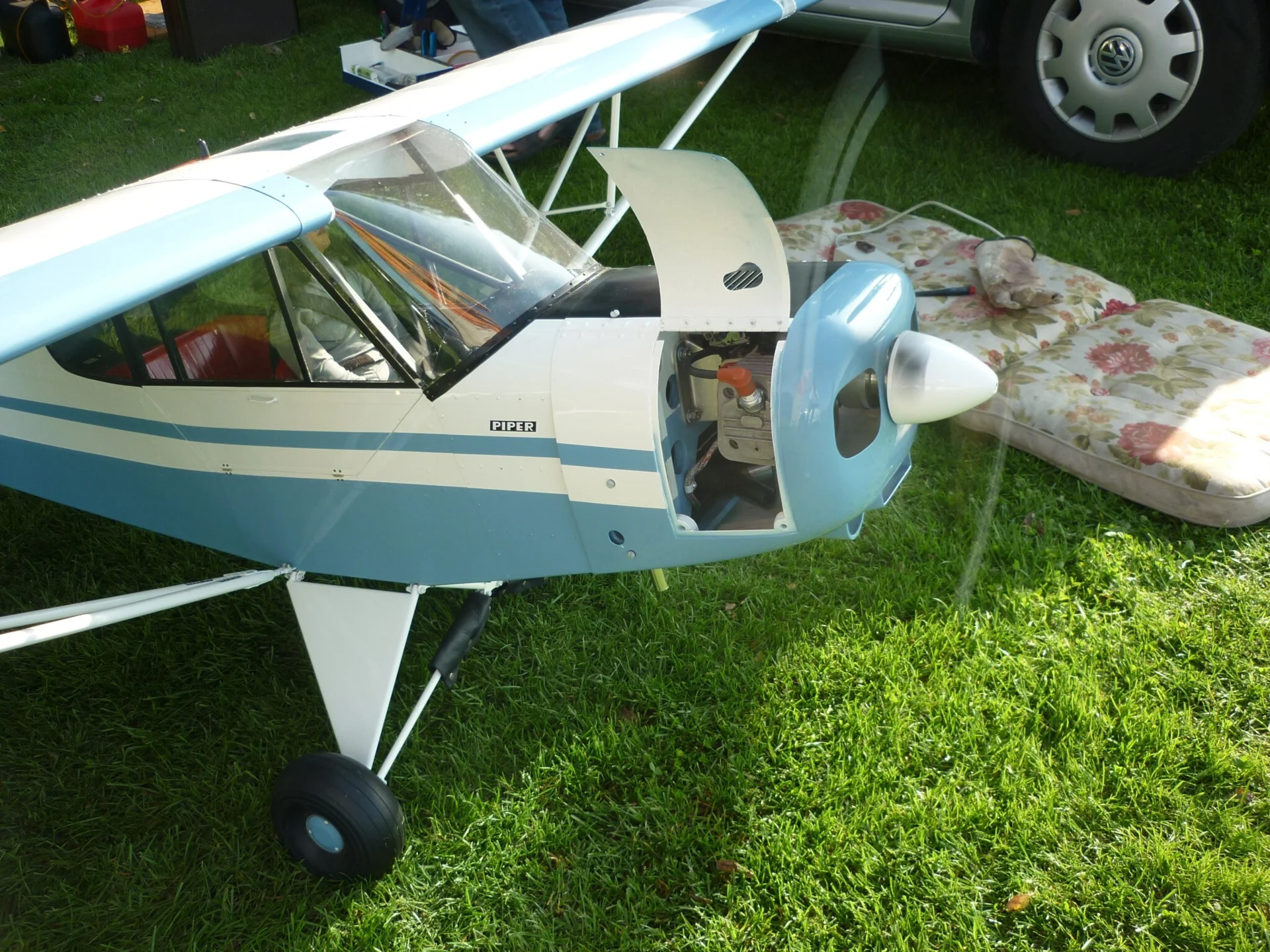 Foto der Galerie: Jungfernflug einer Piper PA-18 (Heinz Depel +)